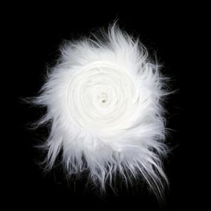 TEMU 1롤 (2 x 59인치) 화이트 인조 퍼 리본 - DIY 코스튬, 엘프 & 노움 헤어, 크리스마스 장식, 코스프레용 대형 프리컷 플러시 패브릭 스트립 - 부드러운 소재, 무봉제 공예 (가발 제작, 파티 용품)