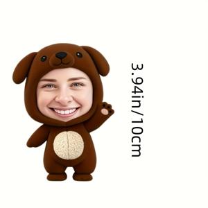 TEMU 맞춤형 사진 플러시 베개 - 얼굴/이름/텍스트/로고 커스터마이징, 3D 양면 인쇄, 부드러운 폴리에스터 충전 쿠션, 침대, 소파, 차량용, 세탁기 사용 가능, 크리스마스 선물 (사진 인쇄 가능)