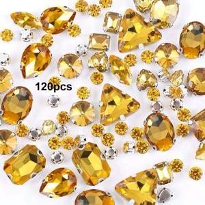 TEMU 5mm-14mm 멀티 쉐입 콤비네이션 글라스 라인스톤, 반짝이는 핸드메이드 재봉 장식 유리 드릴, 플랫 백 스트랩 홀 비즈, 의류, 이브닝 드레스, 무대 의상, 가방, 신발, 주얼리 액세서리, 핸드메이드 아트 용품, 생일 선물