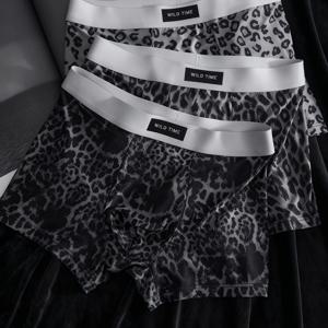 TEMU 3개입 남성용 드로즈 - 부드럽고 통기성이 좋으며 편안함을 제공하며, 롤이 되는 것을 방지하는 넓은 탄성 허리 밴드가 특징이며, 조화로운 핏을 위한 U자형 포켓이 특징이며, 캐주얼 복장을 위한 프린트 디자인, 드로즈 팬티, 편안한 속옷, 스타일리시한 속옷, 삼각팬티, 사각팬티, 남성팬티, 통기성팬티