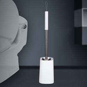 TEMU 360° 방수 홀더 포함 변기 브러쉬 세트 - 확장형 손잡이, 죽은 각도 없음, 내구성 플라스틱, 쉬운 세척 디자인, 미닫이 욕실에 적합, 가정 욕실 필수품, 모던 욕실 액세서리, 내구성 플라스틱 브러쉬|변기부속품