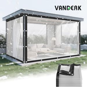 TEMU 고강도 투명 고품질 타프, 4mil PE 내구성 강한 방풍 방설 단열 야외 커버, 베란다/파티오/캠핑/정원/마당/온실용, 투명, 1개