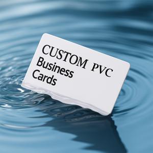 TEMU 200장 맞춤형 명함 PVC 사진/텍스트/인쇄 가능 개인화 양면 인쇄 광택/무광/프로스티드 0.38mm 두께