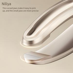 TEMU 1개 전문가용 슬란트 팁 트위저 - 눈썹, 얼굴 털, 콧수염용 정밀 무통 제모 도구, 미끄럼 방지 그립, 짧은 수염 정리 및 눈썹 정리 - 남성 및 여성용, 내구성 있는 미용 도구