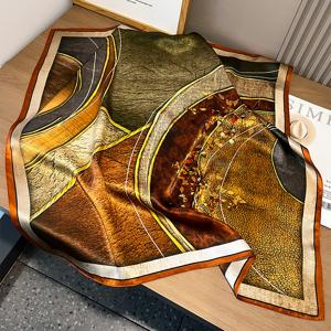 TEMU 100% 실크 스카프 - 25.59