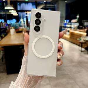 TEMU 삼성 Z-Fold7 호환 보호 케이스, 피부와 같은 촉감, Z-Fold6 및 Z-FLIP6 폴더블 폰용 무광 마그네틱 흡착, 카드 슬롯 포함 폰 케이스, 카드 홀더 포함 폰 케이스