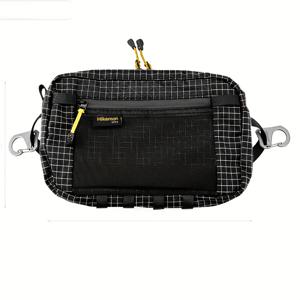 TEMU 남성용 아웃도어 스포츠 허리 팩 - 튼튼한 지퍼형 배낭 디자인, 다중 수납 공간, 조절 가능한 스트랩 & 전면 포켓 - 사이클링, 피트니스 애호가, 내구성 좋은 원단, 세련된 디자인, 하이킹 장비|스포츠|힙색