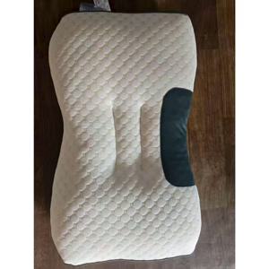 TEMU 1개 인체공학적 딥슬립 목베개 - 조절 가능한 컨투어 지지 베개, 탈부착 커버, 고품질 폴리에스터 충전재, 세탁기 사용 가능, 화이트, 사계절 사용, 목베개, 편안한 수면, 모던 베개, 내구성 있는 베개