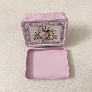 TEMU 1개 이중층 철제 박스 버클 박스 화장품 및 장식품 보관함 틴 박스, 홈 정리용 보관함