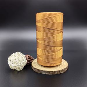 TEMU 250g 폴리에스테르 실 3mm 두께 - 광택이 나는 마크라메 코드, 크로셰, 뜨개질, 모자, 가방 및 쿠션용 - 혼합 색상 섬유 팩