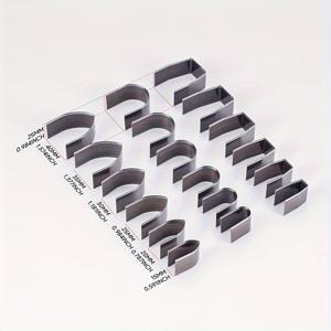 TEMU [벨트 커터 몰드] 9pcs/18pcs/27pcs 범용 합금강 가죽 벨트 끝 도구 세트, 벨트 소드 엔드, 가죽 스트립 엔드, 시계 스트랩 엔드, 어깨끈 엔드 15/20/25/30/35/40mm 블랙 라운드 펀치 직경: 3/4/5/6/7/8/9/10/11mm