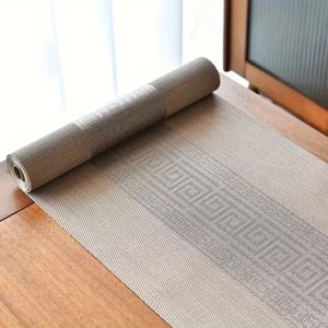 TEMU 빈티지 스타일 테이블보 - 두껍고 고급스러운 PVC 디자인 | 내열 코스터, 식탁 및 TV 캐비닛에 적합