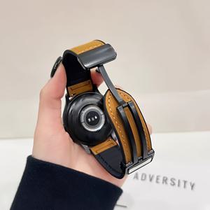 TEMU 삼성 6 5 4 3 45mm 워치 4 6 클래식 42mm 46mm, 화웨이 GT4 3 2 3pro GT2pro 밴드, 가죽, 샤오미 워치 2 프로 S4 S3 S2 S1 프로용 20mm 22mm 스트랩