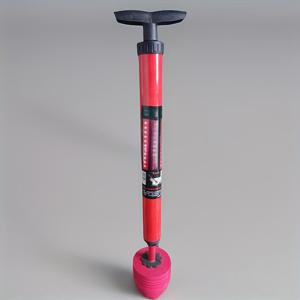 TEMU FLIXBLANY 화장실 배수 도구 - 화장실, 싱크대 및 샤워 배수구용 중량급 막제거기 - 빨간 고무 손잡이와 흰색 플라스틱 헤드 - 효율적인 욕실 막제거기 | 인간공학적 디자인 | 고무 손잡이|싱크대