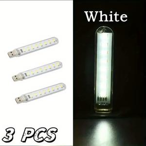 TEMU 3개입, 야간 조명, LED 미니 조명, 플러그인 야간 조명, 8개의 램프 비즈 장착, 게임 룸, 침실, 독서, 수면 및 야간 산책에 적합.