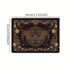 TEMU 1개 커팅 매트, 드림 리버 양면 공예용 테이블 보호 매트, 핸드메이드 모델 조각판, 스탬프 각인 패드, 종이 트리밍 및 페인팅 데스크탑 백 투 스쿨 도구, 우아한 패턴 PVC 소재