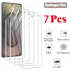 TEMU 갤럭시 S25 울트라/S25/S24 울트라/S24/S23 울트라/S23/S22 울트라/S22/S21+/S20 울트라/S20 시리즈용 7pcs 하이드로겔 스크린 보호필름, 전체화면 커버, 지문방지, A35/A50/A52/A55/A71/A32/A51/A73, 초고화질 소프트 필름, 부드러운 터치감