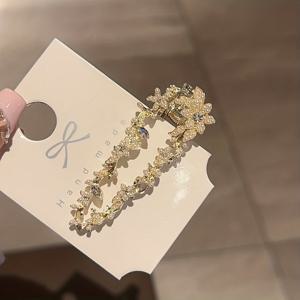 TEMU 1개 매력적인 다기능 진주 물 오리 부리 헤어 클립, 앞면 홈, 옆머리 클립, 헤어 클립, 헤어 액세서리