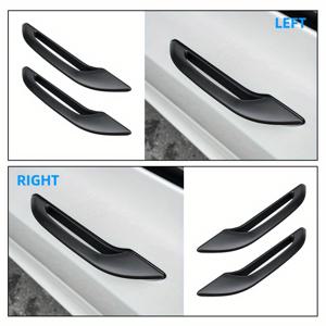 TEMU Tesla Model3 ModelY 2021-2022에 적합 자동차 부동액 도어 핸들 스티커 장식 도어 핸들 프로텍터 바디 스티커 4pcs