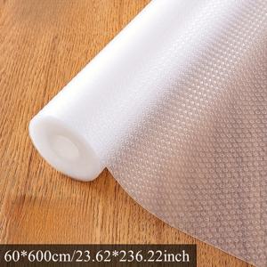 TEMU 1 롤 선반 라이너, 세척 가능한 냉장고 매트 방수 및 내유성 패드, 절단 가능한 서랍 라이너, 냉동실 유리 선반, 찬장 및 캐비닛, 가정 장식, 주방 가제트, 주방 정리 및 보관|냉동고