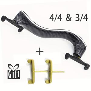 TEMU 1pc 유리 섬유 어깨 받침대 전문 바이올린 어깨 받침대 액세서리 조절 가능 3/4 4/4 바이올린 어깨 받침대 무료 액세서리 최대 편안함 및 성능