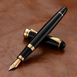 TEMU 1개의 새로운 유행 럭셔리 펜, 인체 공학적 디자인, 0.5mm 듀얼 컬러 닙, 스테인리스 스틸 바디, 포켓 클립, 클릭 오프 캡, 섬세한 포인트 타입, 비즈니스 및 캘리그라피에 적합, HUASHILAI 브랜드