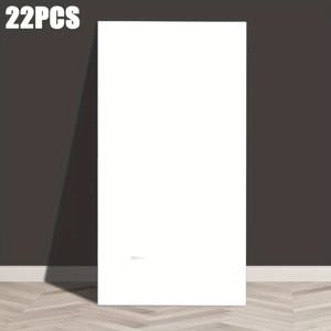 TEMU 22pcs 고급 마블 스타일 자체 접착 벽 타일 - 방수, 오일 방지, 열 방지 주방 및 욕실 백스플래시 장식, 현대 가정 리노베이션 용 간편 설치, 현대 벽 장식 | 우아한 벽 타일 | 광택 마감