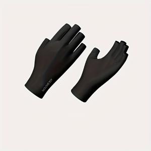 TEMU 프로페셔널 UPF200+ 젤 네일 램프용 장갑 - A/UVB, 젤 매니큐어용 젤 폴리쉬 장갑, 라이트 베이지 방지, 젤 네일 호환 (디스플레이 없음)|젤네일|매니큐어