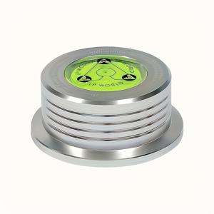 TEMU 고정밀도 50Hz LP 바이닐 레코드 플레이어 스테빌라이저 - 알루미늄 합금 바이닐 레코드 무게 클립, 사운드 품질을 향상시킵니다. 버블 수준 지시자, 배터리가 필요하지 않습니다.