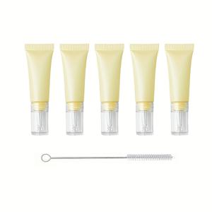 TEMU 10ml 디스펜싱 병 세트 5개/10개 - 파운데이션, 로션, 에센셜 오일, 크림, 바디 로션용 - 정밀 디스펜싱, 휴대용 & 청소 브러쉬 포함|트래블보틀