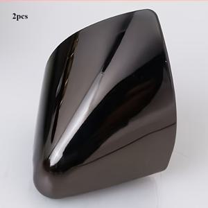 TEMU 하이힐용 시크한 메탈 발끝 캡 2개 세트 - 내구성 있는 철 합금 보호 커버, 블랙과 골드 메탈릭 마감, 뾰족한 발끝 디자인, 발렌타인데이, 마르디 그라 및 크리스마스 액세서리에 완벽함