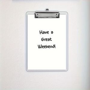 TEMU 1개 A4 내구성 있는 투명 클립보드 저프로파일 클립 포함 - 12.4x8.9인치 다중 시트 보관 가능, 사무실/학교/가정용 청결 디자인 및 생산성 도구, 종이 클립|A4용지|클립보드