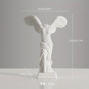 TEMU 그리스 신화의 승리 여신을 위한 스태츄, 실리콘으로 제작된 홈 데코, 거실 사무실용으로 사용할 수 있는 실내 및 실외 아트 피규어, 다양한 방 유형에 적합, 크리스마스, 할로윈, 부활절, 데이, 그리스 신화 장식에 이상적