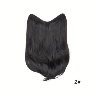 TEMU 16인치 웨이브 컬 false hair extension, 4개의 작은 클립, 일상적인 외출에 필수적인