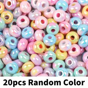 TEMU 20개/40개/100개 무작위 색상 다섯 개의 별 모양 하트 버킷 비즈 대형 구멍 비즈 아바쿠스 비즈 아크릴 비즈 13mm 느슨한 비즈 DIY 펜 보석 만들기 팔찌 목걸이 귀걸이 장식 비즈 재료 공급품 수공예 보석 액세서리 키 체인 휴대폰 액세서리 크래프팅 의류 액세서리