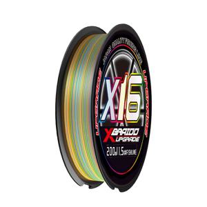 TEMU 16합 PE 땋은 낚싯줄 | 150m/200m 혼합 색상, 바다 낚시 및 플랫폼 낚시용