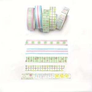 TEMU 5 롤의 반짝이는 귀여운 만화 및 종이 테이프, 반짝이는 손 계정 미세 테이프 세트, 스크랩북, 저널링 및 공예용 장식 종이 테이프