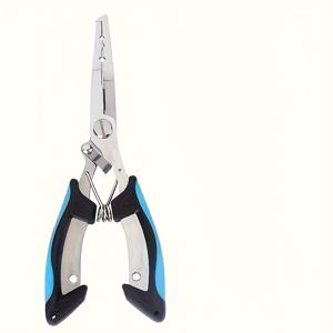 TEMU 내구성 강한 스테인리스 낚시 집게 - 미끄럼 방지 그립, 배터리 불필요, 선물 추천 (부활절, 어머니날, 아버지날, 독립기념일) - 민물 및 바다낚시에 적합, 생동감 있는 핸들 디자인, 금속 마감