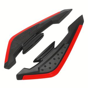 TEMU 2개 세트 윈드 블레이드, 사이드 윙 에어 디스토르베이션 윙, 장식 스티커, 범용 자동차 사이드 패널 윈드 블레이드, 에어 가이드 핀 페어링, 자동차 및 바디 외부 장식 액세서리