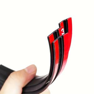 TEMU 14mm/19mm/30mm 자동차 윈드실드 씰 고무 스트립 - 노이즈프루프 사운드 절연 날씨 스트립, 방진 및 방수, 모든 차량에 적합, 쉬운 설치, 내구성 있는 날씨 보호 솔루션, 차량 소음 감소, 세련된 디자인, 유연한 설계