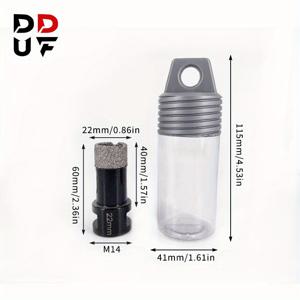 TEMU DDUF M14 브레이즈드 홀 익스팬더 - 타일/그라니트/콘크리트/세라믹용 드라이 코어 비트 (6-55mm 구멍 범위)