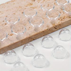 TEMU 22mm/80개 투명 해파리 모양 아크릴 구슬, 보석 만들기용, DIY 목걸이, 폰참, 풍경, 귀걸이 & 헤어 액세서리