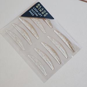 TEMU 블랙 윙스 골든 글리터 5쌍 접착식 Q-바운스 실리콘 속눈썹 패드 – 리프팅, 컬링 & 스타일링용 (실리콘 속눈썹 리프터, 어플리케이터 및 내열 클립 포함 도구 키트)