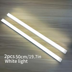 TEMU 2개 스마트 모션센서 무선 나이트라이트 자석 스트립 센서등 USB 충전식 LED 벽등 따뜻한 빛 & 화이트 라이트 간편 설치 주방, 복도, 계단, 옷장, 침실용 나이트라이트|무드등