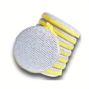 TEMU 12개 다기능 주방 청소 스펀지 및 스카버 - 내구성 있는 세탁 가능한 폴리에스터 행주, 그린 & 샌드 텍스처 표면, 싱크대/스토브/냄비 등에 적합 - 침실/주방/거실용 다목적 청소 도구