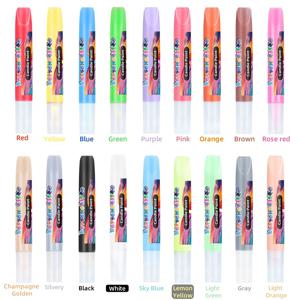 TEMU [주얼리 캐스팅 도구] 주얼리 3D 공예 DIY 스타일링펜 18색세트, 창의적인 주얼리 아트용 10ml/0. * 18 컬러/세트, 건조 필요없음, 수제 크래프트에 사용 (레진·캔들), 수지 및 유리작품의 창작물에도 적합