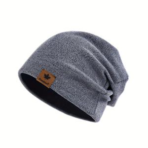 TEMU 남성용 부드럽고 가벼운 비니 모자 1개 - 신축성 있는 겨울 따뜻함, 손세탁 가능, 우아함 - 캐주얼 및 포멀 웨어, 세탁기 사용 가능, 할로윈, 크리스마스, 추수감사절에 적합 - 일상 및 특별한 날에 적합, 시즌 패션