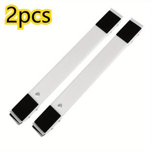 TEMU 고강도 조절 가능한 세탁기 스탠드, 잠금 바퀴 포함 - 고강도 이동식 베이스, 견고한 금속/플라스틱 구조, 세탁기, 냉장고, 건조기, 캐비닛용 - 쉬운 설치, 세탁기 레벨링 발, 가구용 바퀴