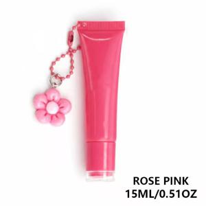 TEMU 1개 15ml 리필 가능 립글로스 튜브 ( 캡 포함) - 립스틱 사용을 위한 스타일리시한 스퀴즈 튜브, 여행 필수품, 휴대용 및 재사용 가능한 플라스틱 소프트 튜브 (립스틱 리필용), 립스틱 리필 가능 튜브