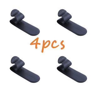 TEMU 자동차 우산 홀더 후크 4개 세트, 접착식 트렁크 수납 정리함, 자동차 및 가정용 간편한 우산 관리, 우산 클립, 자동차 우산 고정 랙, 자동차 액세서리